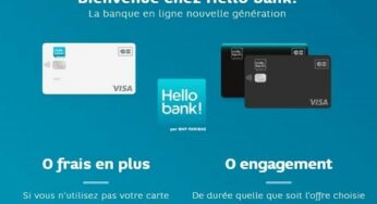 80 euros offerts + carte Visa gratuite pour l’ouverture d’un compte Hello bank ! (groupe BNP Paribas)