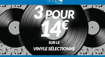 Offre spéciale vinyle sur Shop4 = 3 disques vinyle pour 14€