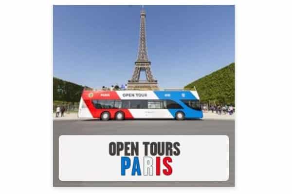 open tour paris tarif