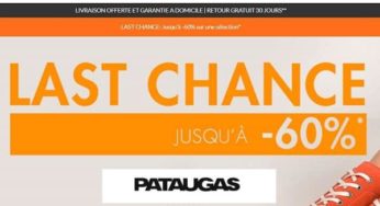 Opération Last Chance Pataugas : jusqu’à 60% de remise sur des chaussures pour femme, homme et enfant