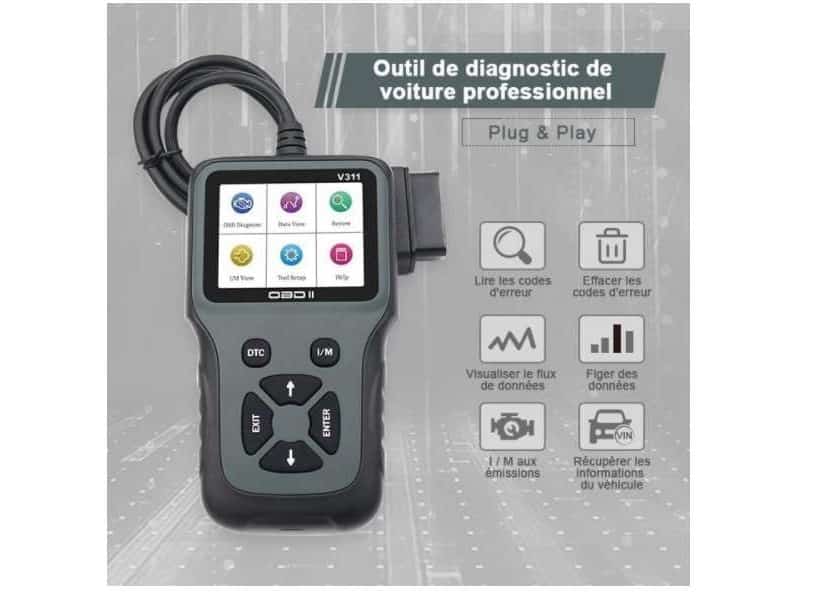 Appareil Diagnostic Voiture Obd2 Geker