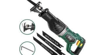 Brico : 59,99€ scie sabre 1050W TECCPO Professional TARS24P + 3 lames – port inclus