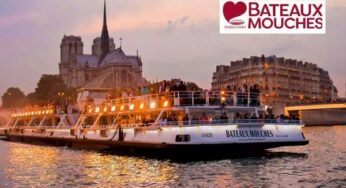 Billet Bateaux Mouches moins cher : 11€ croisière promenade Paris (billet non daté)