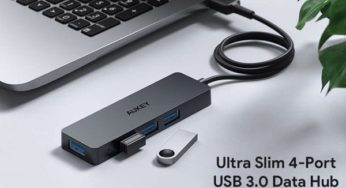 FLASH: 10,39€ le HUB Aukey CB-H37 4 Ports USB 3.0 Ultra Slim