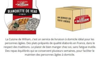 La Cuisine de William : 7 plats tout prêts achetés = la livraison offerte (en 48h) !