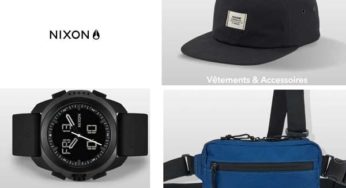 Livraison gratuite sans minimum sur les achats sur le site de la marque Nixon (montre, sacs et accessoires)