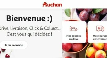 Nouveau client Auchan (Drive, livraison, Click & Collect) profitez de 10€ de remise sur une commande de 50€