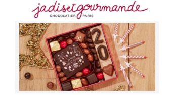 15 % de remise sur toute la gamme chocolat d’anniversaire avec une personnalisation en ligne Jadis et Gourmande (chocolaterie artisanale)