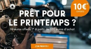  10€ de remise sur tout achat sur Carpardoo (pièces et accessoires auto) d’un montant minimum de 100€