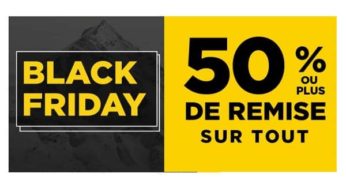 Lancement des offres Black Friday sur Mountain Warehouse = -50% ou plus sur tous