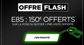 Pré-visite de compatibilité gratuite chez Speedy = 150€ offerts sur la pose d’un boîtier Flexfuel E85