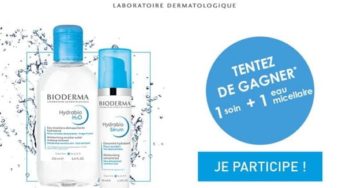 Concours : Tentez de gagner une routine peau saine Bioderma (1 soin + 1 eau micellaire) 🍀