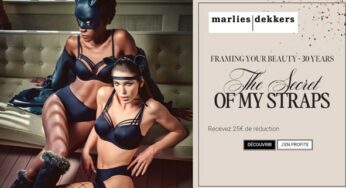 25€ de remise sur toute la collection Marlies Dekkers lingerie et bain à partir de 100 €