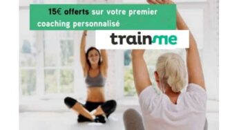 15€ offerts sur votre premier coaching personnalisé sur TrainMe