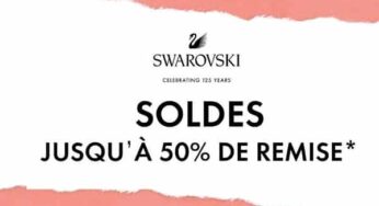 2 articles Swarovski en soldes = 10% supplémentaire (3 articles = -15% en plus)