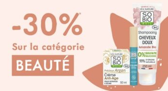 Ventes (très) Privées Léa Nature : -30% sur les produits de cosmétique Beauté BIO