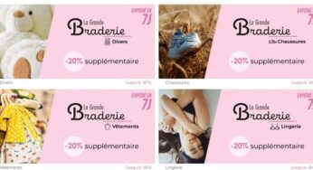 20% de remise supplémentaire sur la braderie Bebeboutik (sans mini)