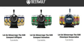 Bonne affaire lot de démarrage The Sub (tireuse à bière Krups + 5 futs) à partir 109€ port inclus