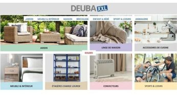 Les bonnes affaires des soldes DeubaXXL (mobilier, articles cuisine, loisirs, jardin…) + livraison gratuite sans minimum