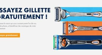 Recevez un rasoir Gillette Fusion + 2 lames + gel gratuitement (3,49€ de frais de port)