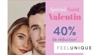 Saint Valentin : -40% sur tous les parfums, maquillages et autres sur Feel Unique (aujourd’hui seulement)