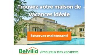 15% de réduction sur tout votre séjour réservé sur Belvilla (maisons et appartements en Europe)