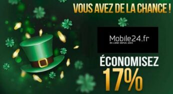 Saint-Patrick Mobile24 = 17% de remise sur vos achats (aujourd’hui seulement)