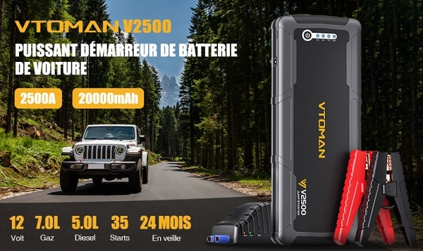 TACKLIFE T8 MAX Booster Batterie - 1000A 20000mAh Portable Jump Starter  Démar EUR 106,65 - PicClick FR