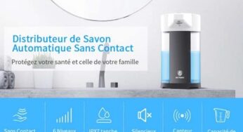 11,99€ le distributeur de savon automatique avec détecteur infrarouge METRANS 400ML (à poser ou mural)