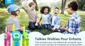 14,99€ le lot de 2 talkiewalkies pour enfant MTM piles incluses (8 canaux, portée 3 kms )