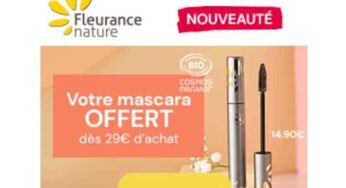 1 mascara offert dès 29€ d’achat sur Fleurance Nature