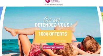 100€ de réduction sur vos vacances en camping cet été avec Vagues Océanes (dés 500€)