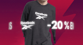 20% en plus sur l’Outlet Reebok dés 40€