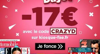 ⚡ Code pour obtenir une reduction de 17€ sur vos abonnements magazines (=abonnement dés 6,90 €!)