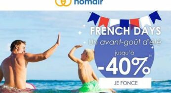 Les offres French Days de Homair  : jusqu’à -40% sur vos séjours