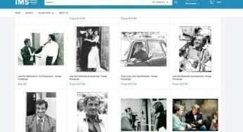 50% de remise sur toutes les photos de IMS Vintage Photos (photos de presse originales.. dont Jean-Paul Belmondo…)