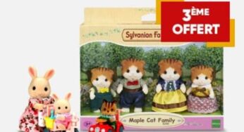 2 Sylvanian families achetés = le 3ème offert