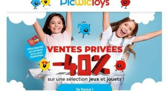 Les Ventes Privées de PicWicToys : -40% sur une sélection de produits