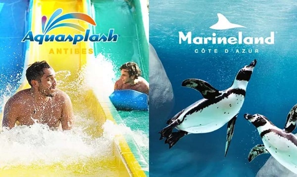 Offre billet combiné pour Marineland et Aquasplash