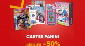 Offre spéciale stickers Panini : jusqu’à -50% de remise (FNAC)