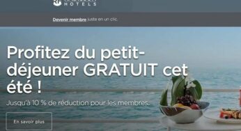 Petit-déjeuner gratuit lors de vos séjours cet été dans un hôtel Radisson