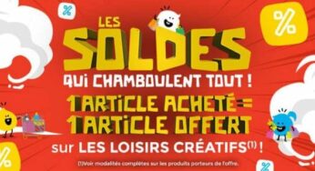 1 article acheté = 1 article offert sur une large sélection de produit Loisirs Créatifs pendant les soldes Picwictoys