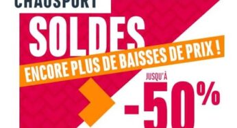 Nouvelle démarque des soldes Chausport ! encore plus de remise (livraison gratuite)