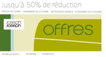 Soldes JosephJoseph : jusqu’à -50% sur des centaines d’articles et accessoires cuisine et salle de bain