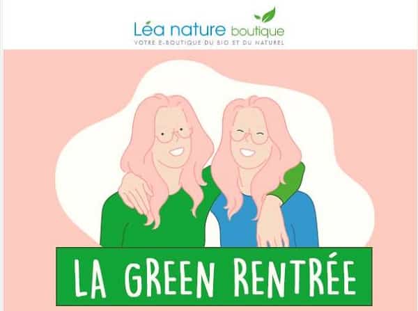 Green rentrée Léa Nature