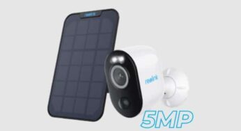 Vente flash 96,99€ caméra de surveillance extérieure autonome Reolink Argus 3 PRO Wi-fi + panneau solaire équipée de projecteurs et sirène intégrés