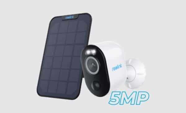 vente flash caméra de surveillance extérieure autonome reolink argus 3 pro wi fi + panneau solaire