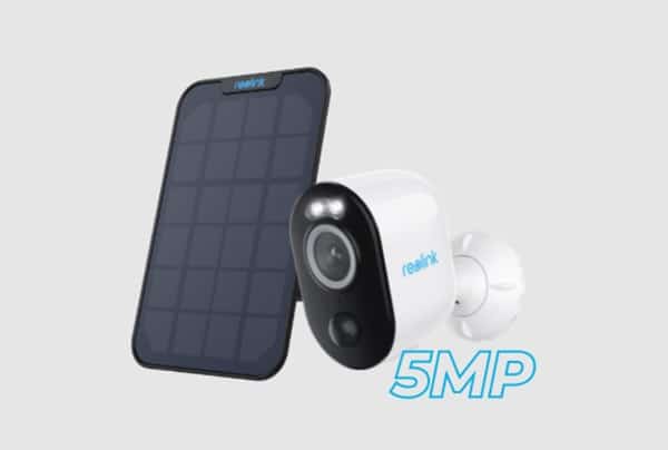 vente flash caméra de surveillance extérieure autonome reolink argus 3 pro wi fi + panneau solaire