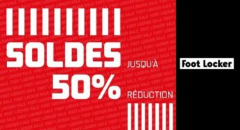 Jusqu’à 50 % de réduction sur les articles dans les soldes de Foot Locker (en ligne)