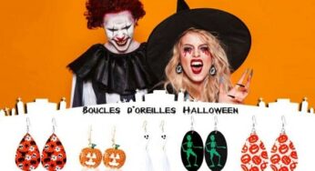 6,49€ lot de 16 paires de boucles d’oreilles pendantes Halloween de Makone